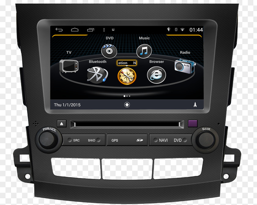 Car GPS Navigation Systems Vehicle Audio Automotive System Head Unit PNG