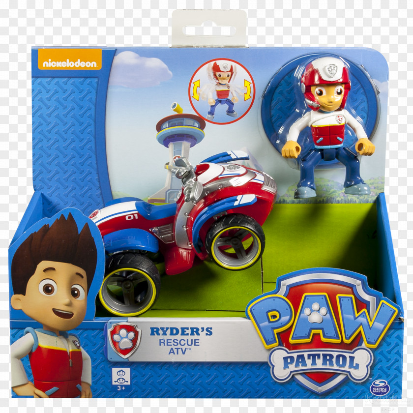 Car Paw Patrol Rubble's Digg'n Bulldozer, Vehicle And Figure PNG