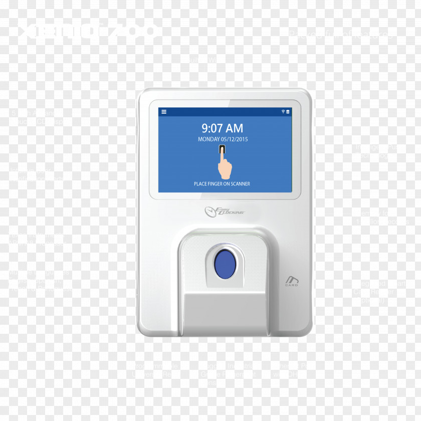 Fingerprint Time & Attendance Clocks Access Control Biometrics PNG