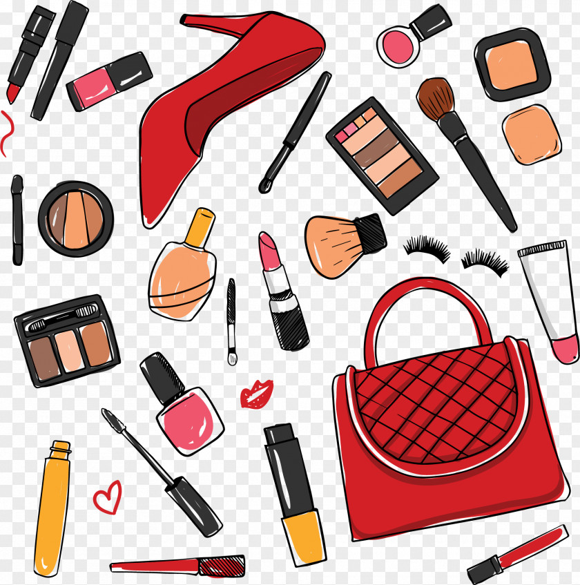 Hand-painted Female Makeup Euclidean Vector Cosmetics Lipstick Make-up PNG