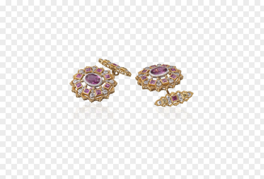 Jewellery Amethyst Earring Body PNG