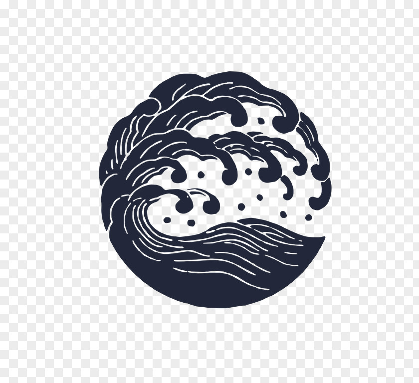 Wave Japan Japanese Art Logo Fame-Is PNG