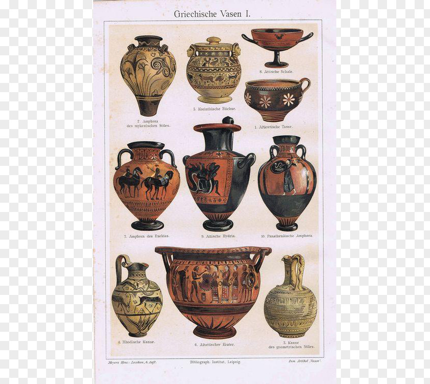 Greece Pottery Of Ancient History Greek Art PNG