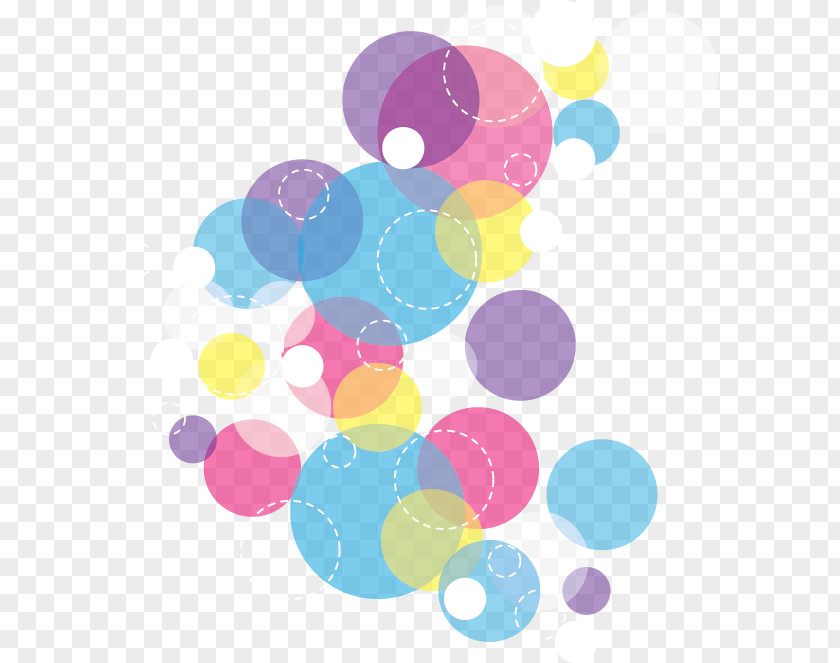 Vector Creative Color Ring Circle Point Graphic Design PNG