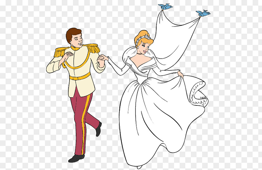 Wedding Disney Cliparts Prince Charming Cinderella Jaq Drawing Clip Art PNG