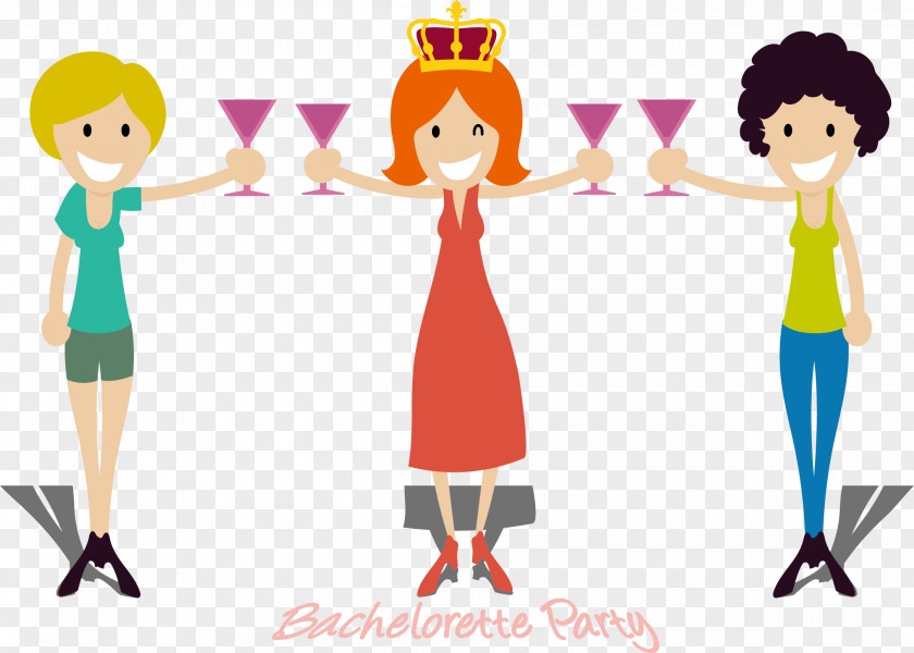 Bachelor Party Vector Illustration Bachelorette PNG