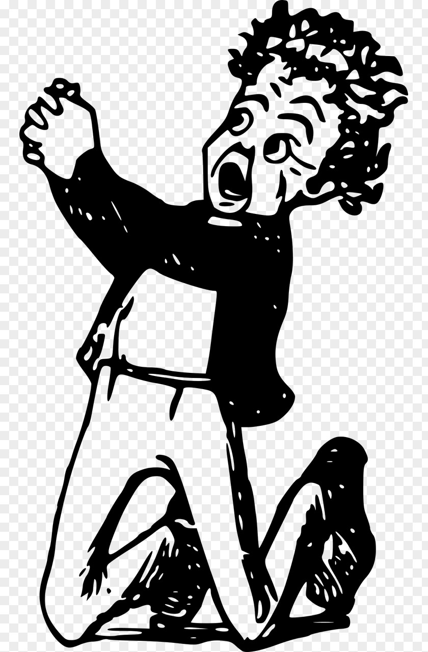 Begging Black And White Clip Art PNG