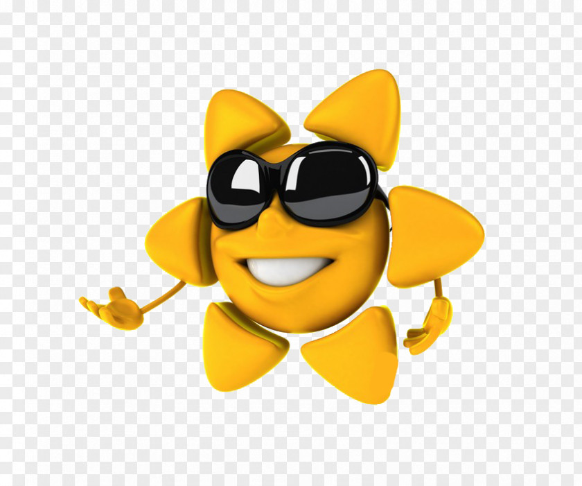 Sun With Sunglasses Stock Photography Royalty-free Illustration PNG