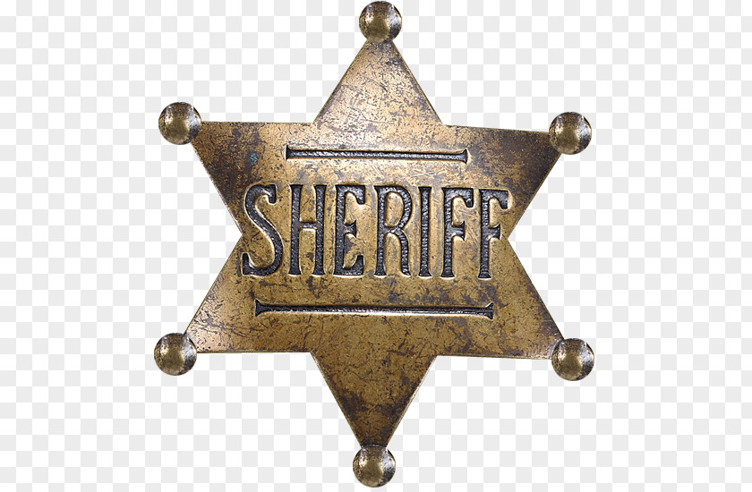 United States American Frontier Sheriff Badge Law Enforcement Officer PNG