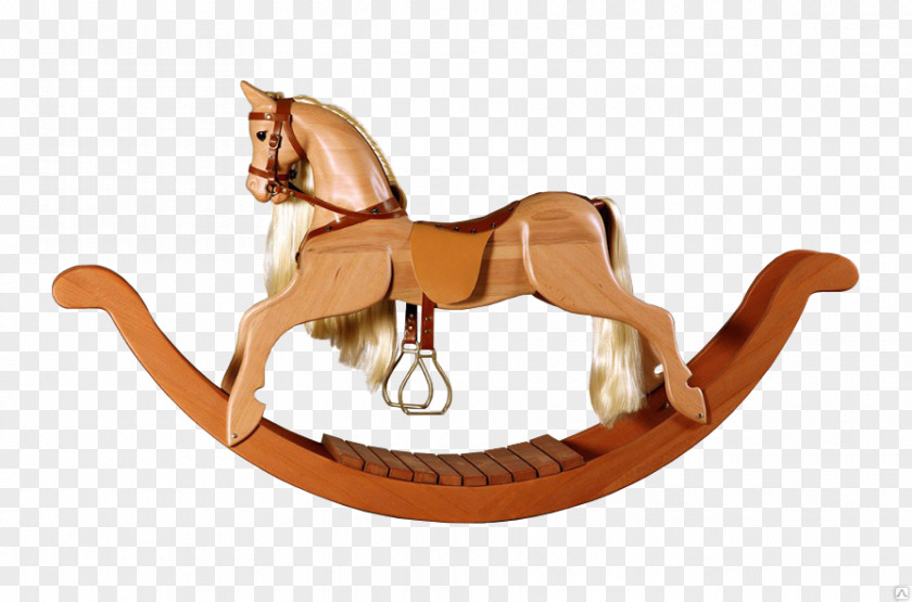 Wood & Horse Rein Mane Rocking Bridle PNG