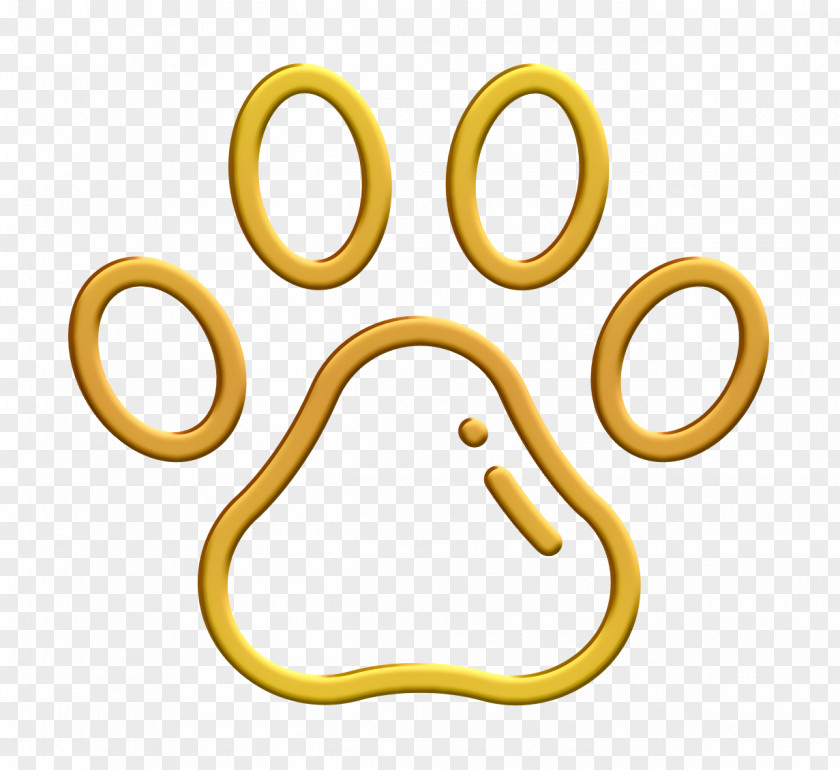 Yellow Pet Icon Zoo Track PNG