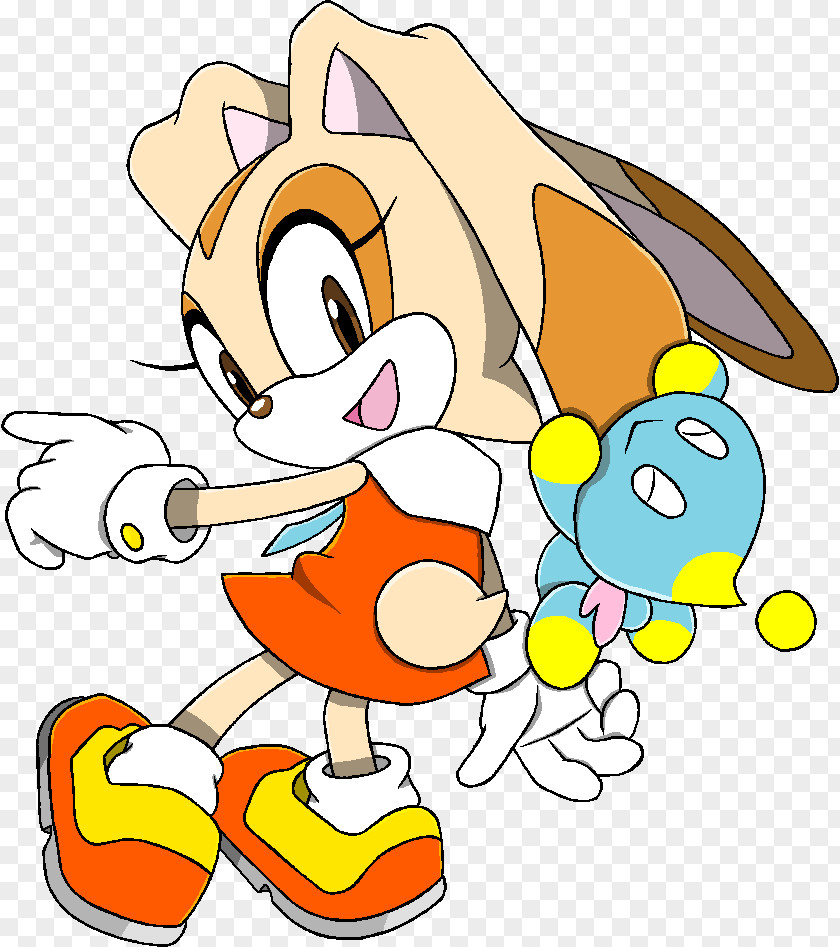 Chao Cheese Sonic Advance 3 Cream The Rabbit Amy Rose PNG