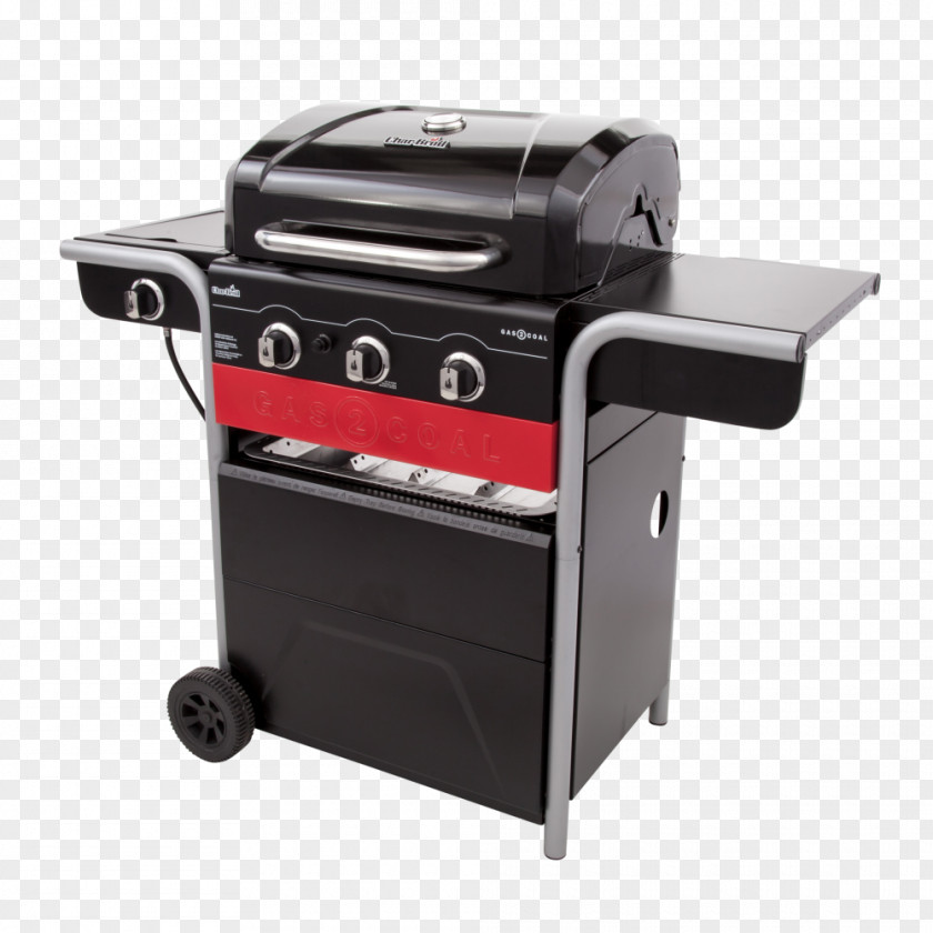 Charcoal Barbecue Char-Broil Gas2Coal Hybrid Grilling Backyard Grill Dual Gas/Charcoal PNG