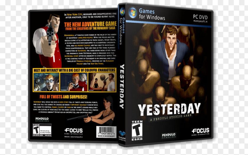 Dvd Yesterday DVD Focus Home Interactive STXE6FIN GR EUR Muscle PNG