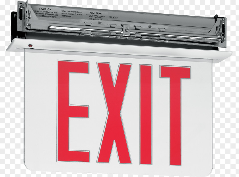 Exit 20 Sign Emergency Lighting Light-emitting Diode PNG