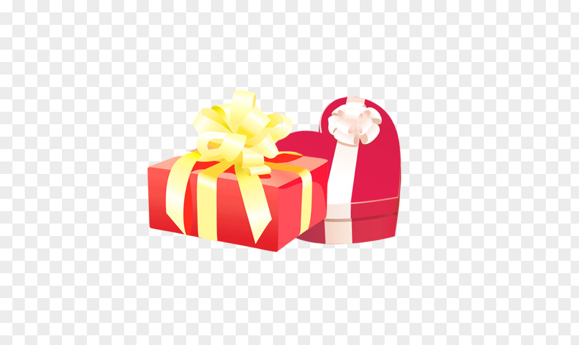 Gift Box Heart Computer File PNG