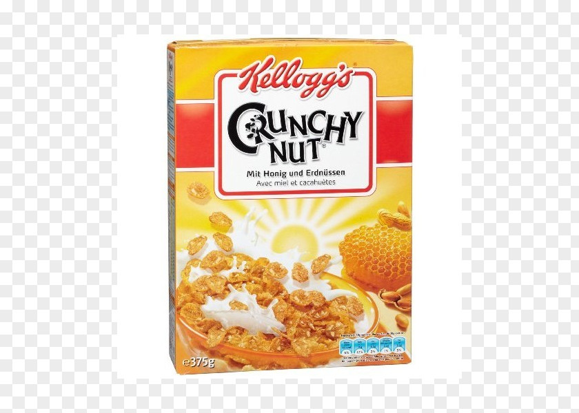 Breakfast Corn Flakes Crunchy Nut Cereal Kellogg's PNG