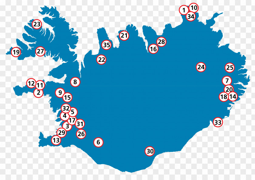 Map Iceland Vector Graphics Road PNG