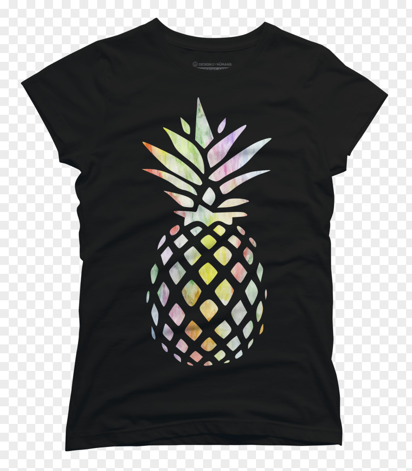 Pineapple Watercolor Printed T-shirt IPhone 6 Plus Spreadshirt PNG