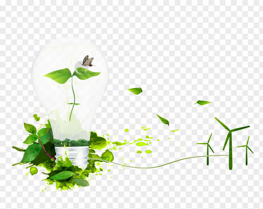 Wind Energy Promotion Green Environmentally Friendly Computer File PNG