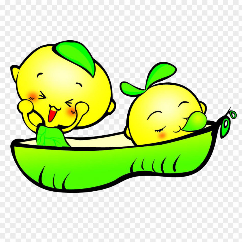 Cute Cartoon Bean Baby Soybean Clip Art PNG
