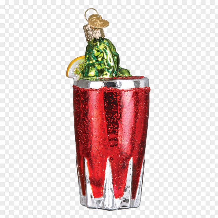 Glass Christmas Ornament Bloody Mary Beverages PNG