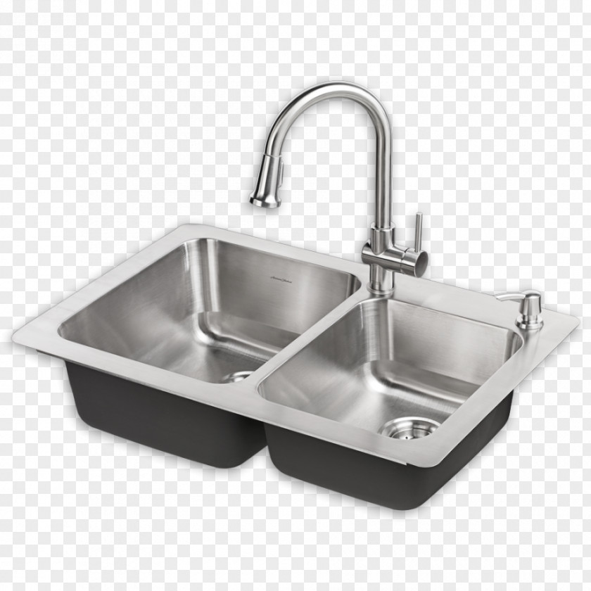 Sink Kitchen Tap Stainless Steel Plumbing Fixtures PNG