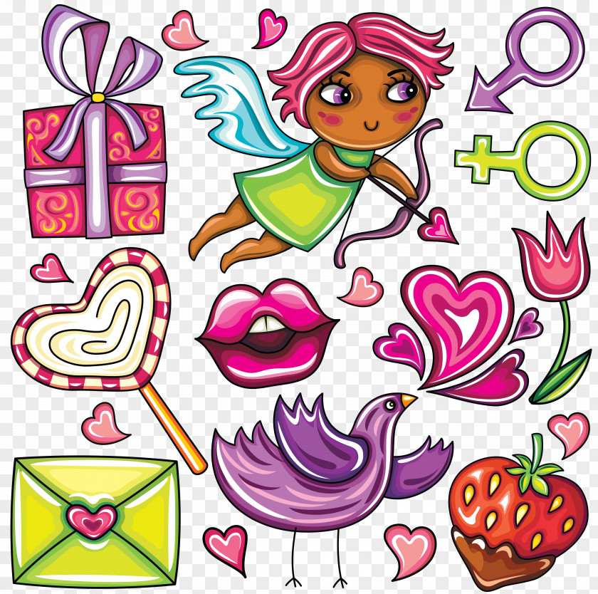 STICKERS Cartoon Drawing PNG