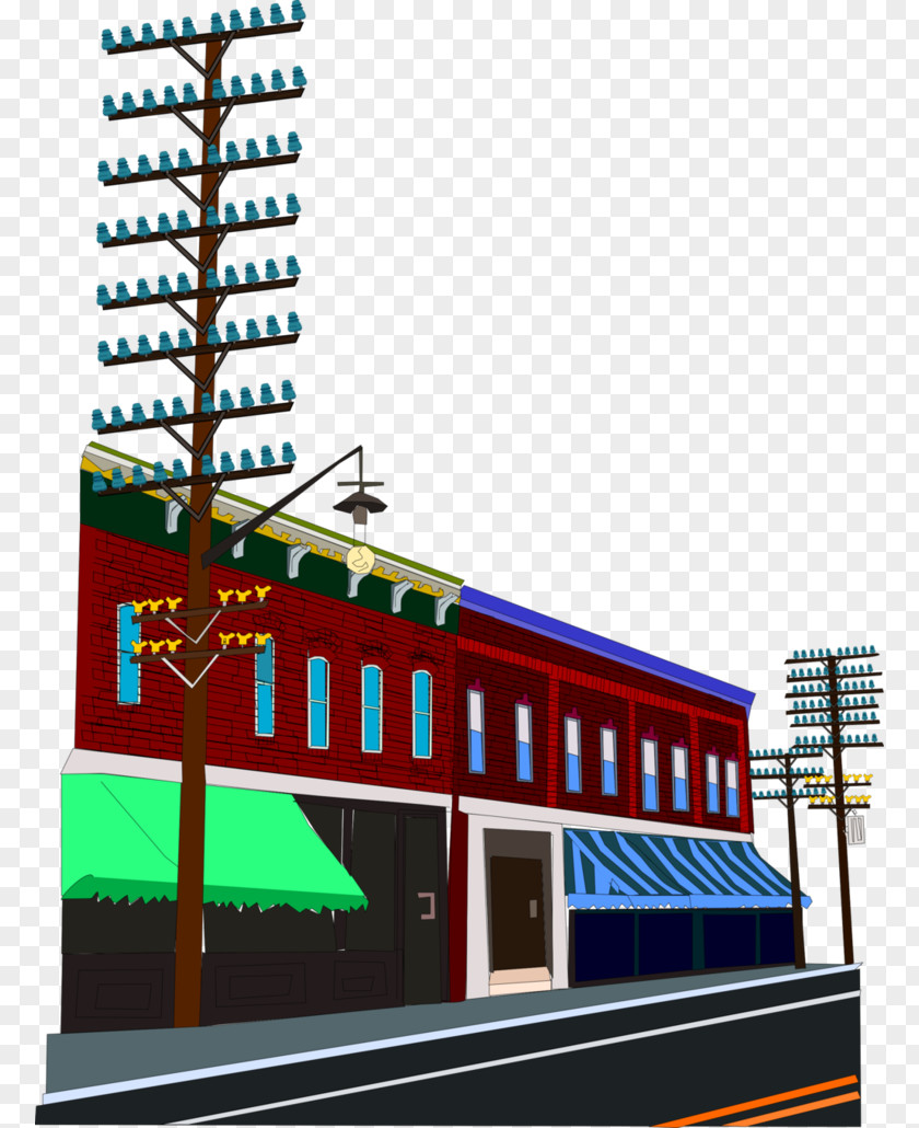 Street Scene Facade Architecture Roof Commercial Building PNG