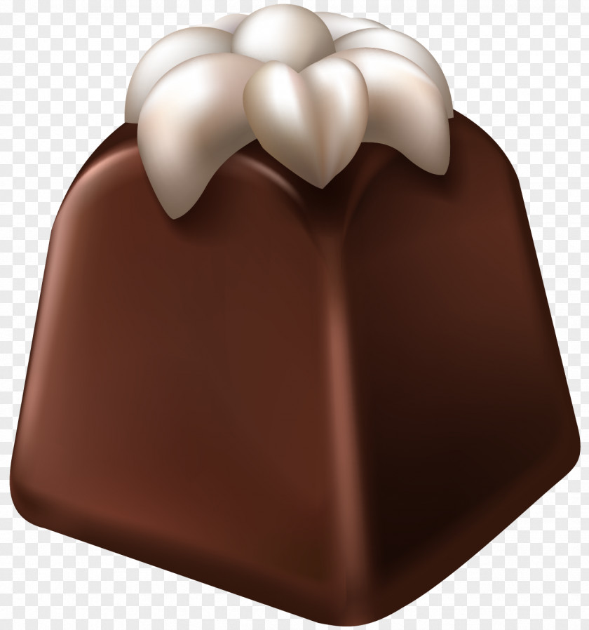 Vector Hand-painted Cream Chocolate Truffle Praline Icing PNG