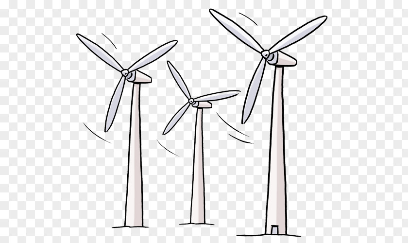 Big Palace Wind Power Turbine Clip Art PNG