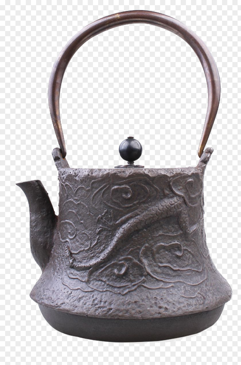 Cast Iron Kettle Pot Teapot Hu PNG