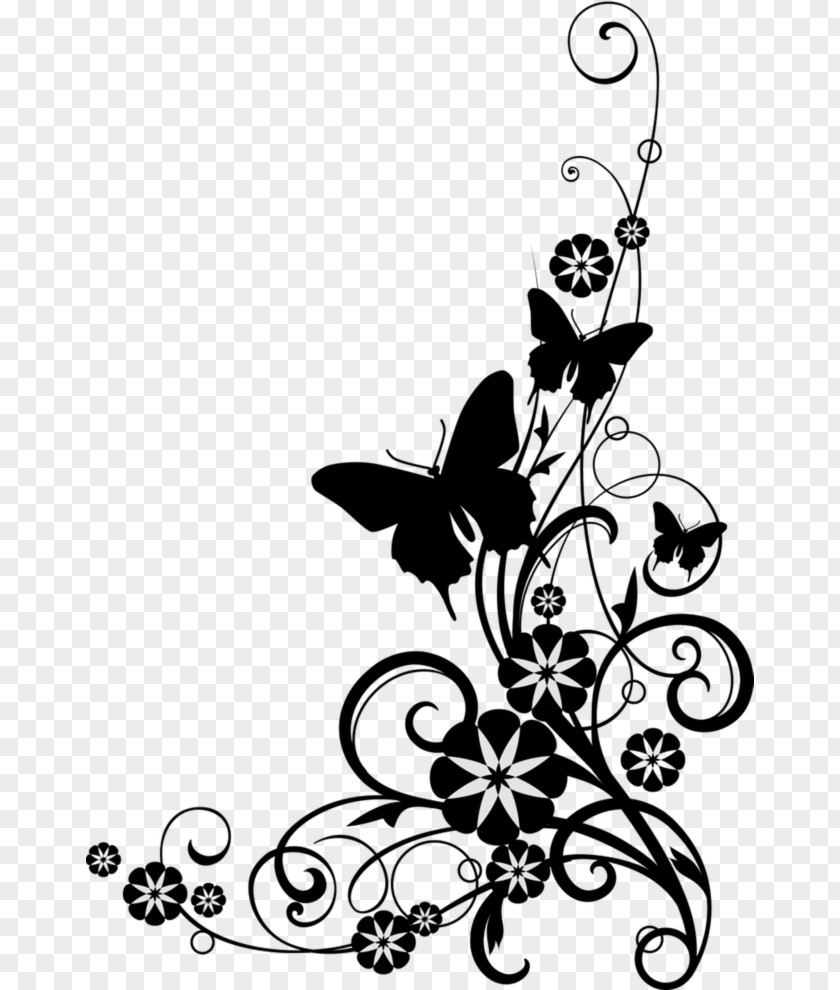 Flower Pattern Vector Japanese Border Designs Clip Art PNG