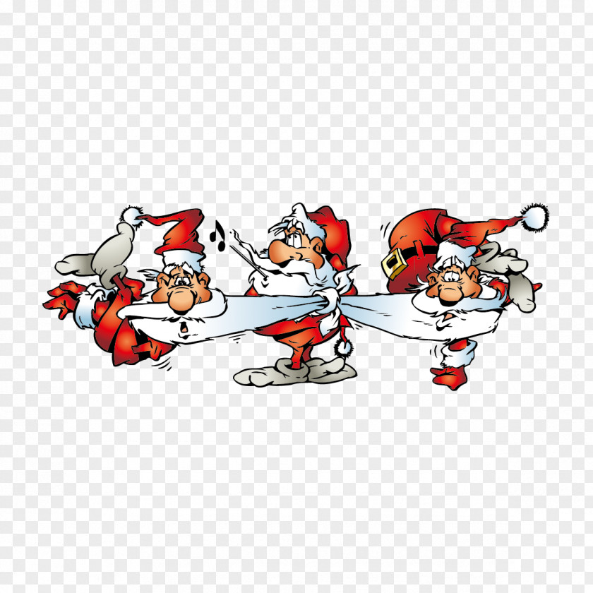 Grab Bag Of Santa Claus Cartoon Free Content Clip Art PNG