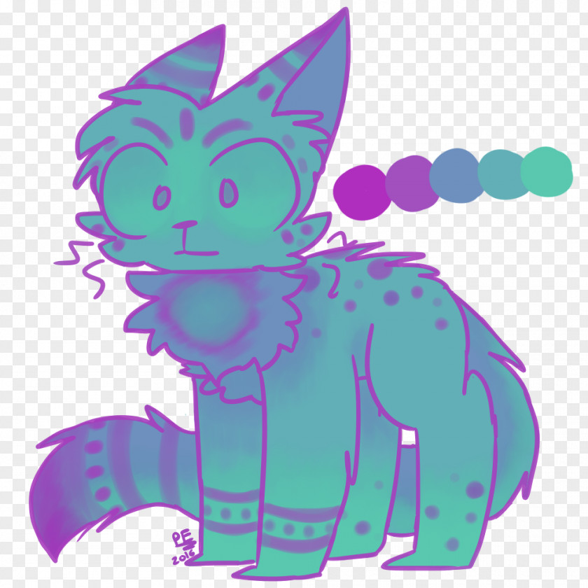 Kitten Whiskers Alphys Color Scheme Cat PNG