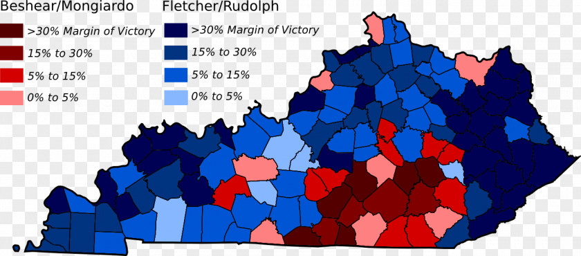 Map Kentucky Gubernatorial Election, 2007 2015 United States Presidential Election In Kentucky, 2016 2019 PNG