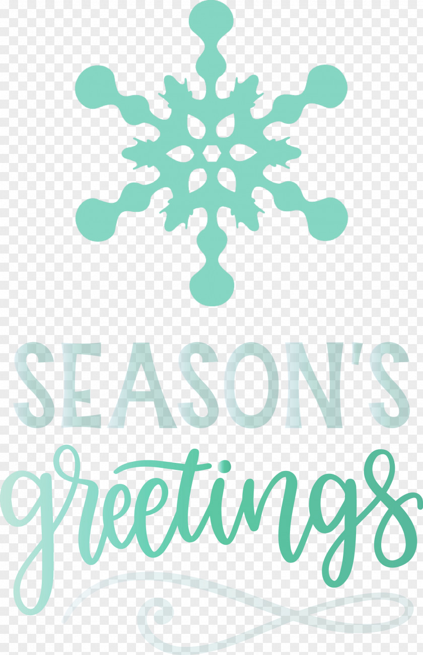 Seasons Greetings Winter Snow PNG