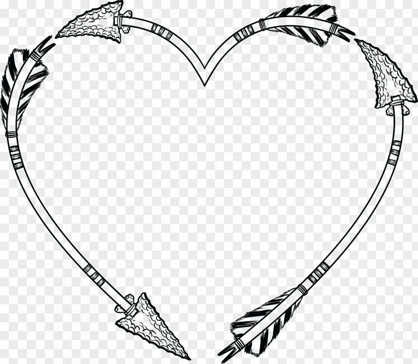 Shape Heart Arrow Clip Art PNG