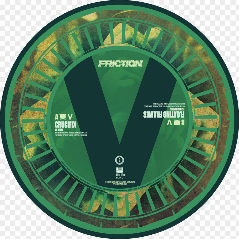 Shogun Friction Vs. Vol. 2: Crucifix / Floating Frames Technimatic Volume 2 12-inch Single Picture Disc PNG