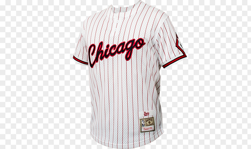 T-shirt Sports Fan Jersey Mitchell & Ness NBA Chicago Bulls Baseball Uniform PNG