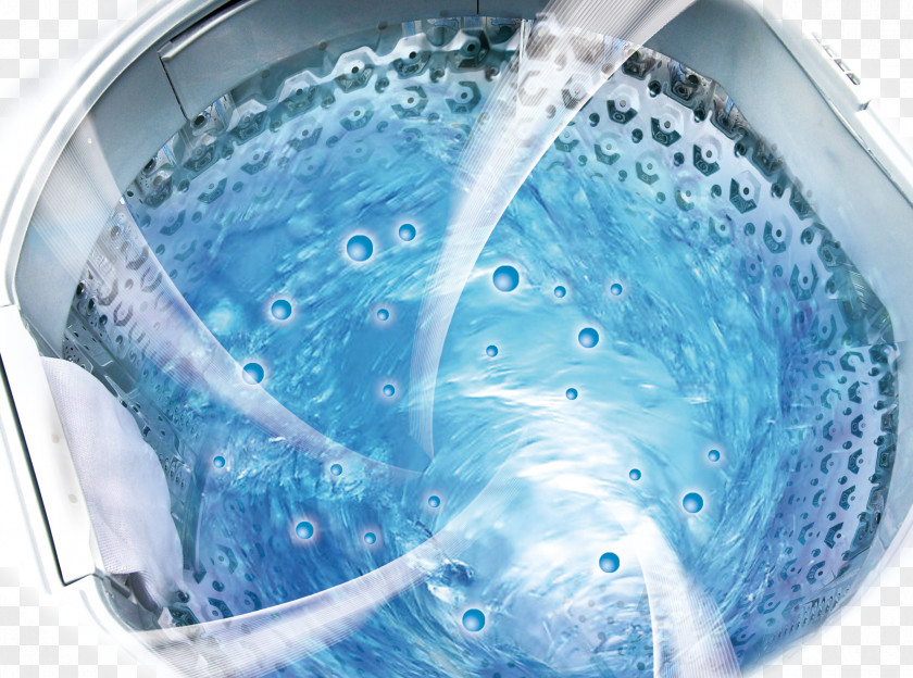 Washing Machine Water Whirlpool Download Icon PNG
