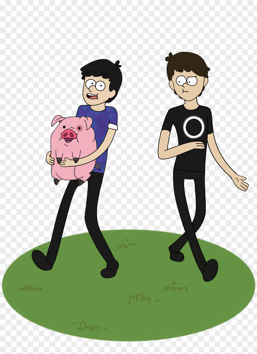 Dan And Phil Clip Art Illustration Animated Cartoon PNG