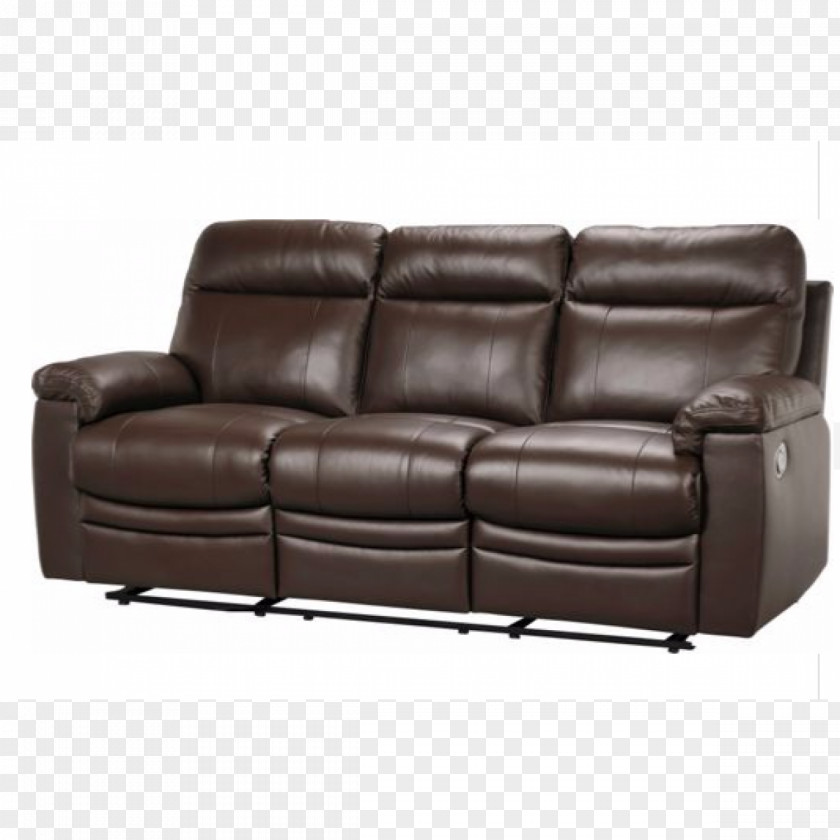 Modern Sofa Recliner Comfort Leather PNG