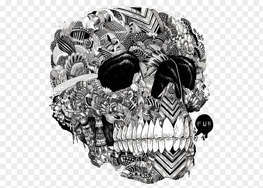 Skull Decoration Painting United Kingdom Drawing Behance Illustration PNG