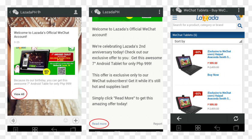 Android WeChat E-commerce Lazada Group Chatbot Internet PNG