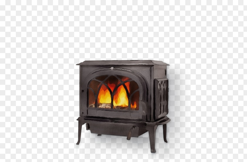 Arch Metal Heat Hearth Flame Wood-burning Stove Fireplace PNG
