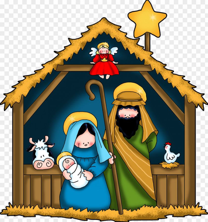Birth Christmas And Holiday Season Nativity Of Jesus Manger Clip Art PNG