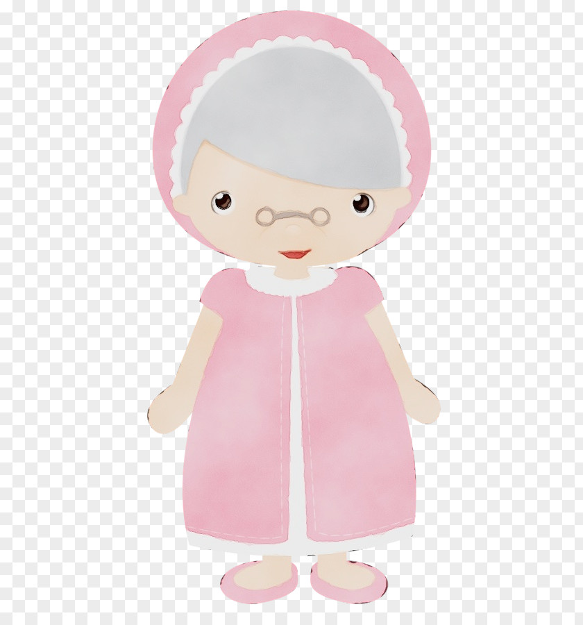 Child Fictional Character Pink Toy Cartoon Doll PNG