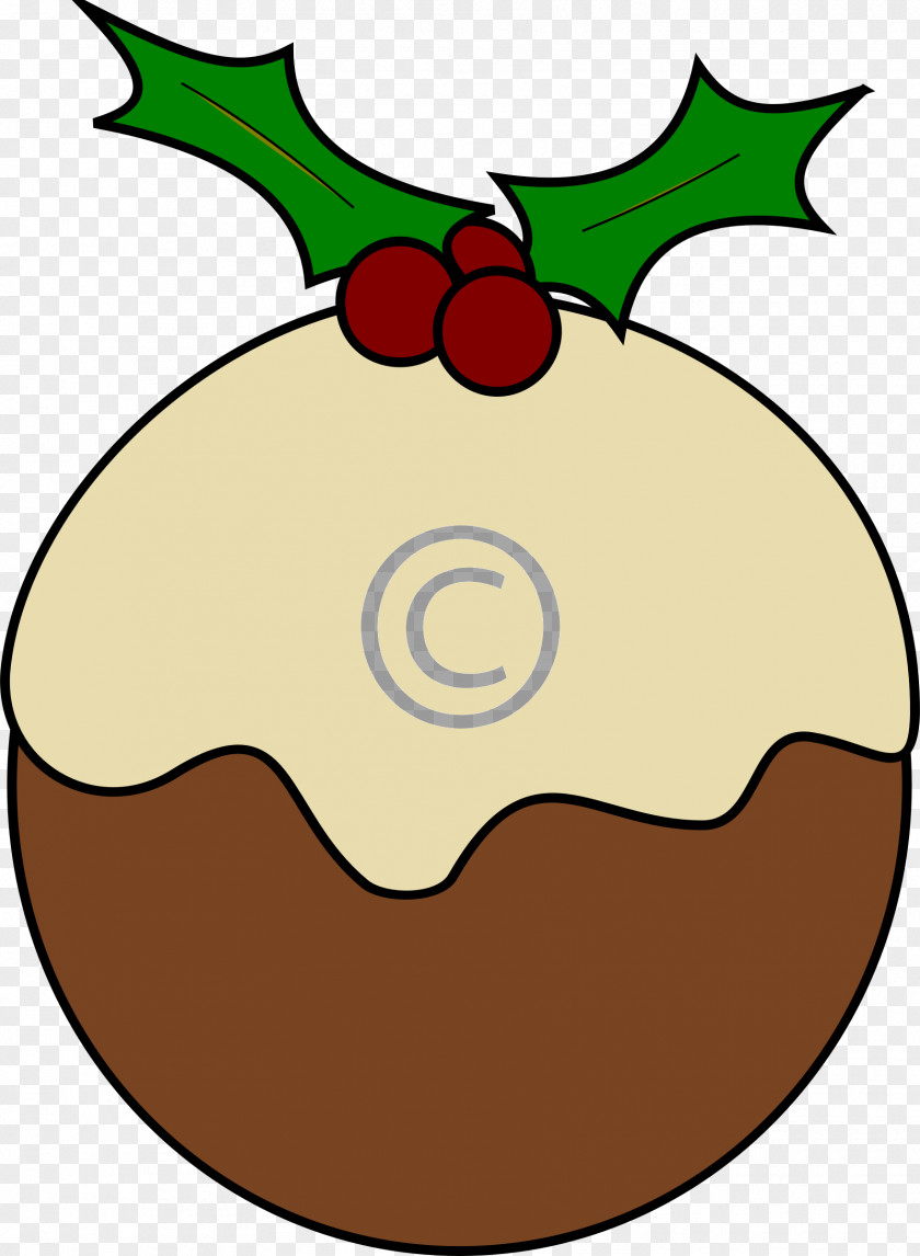 Christmas Pudding Figgy Cake Candy Cane Clip Art PNG
