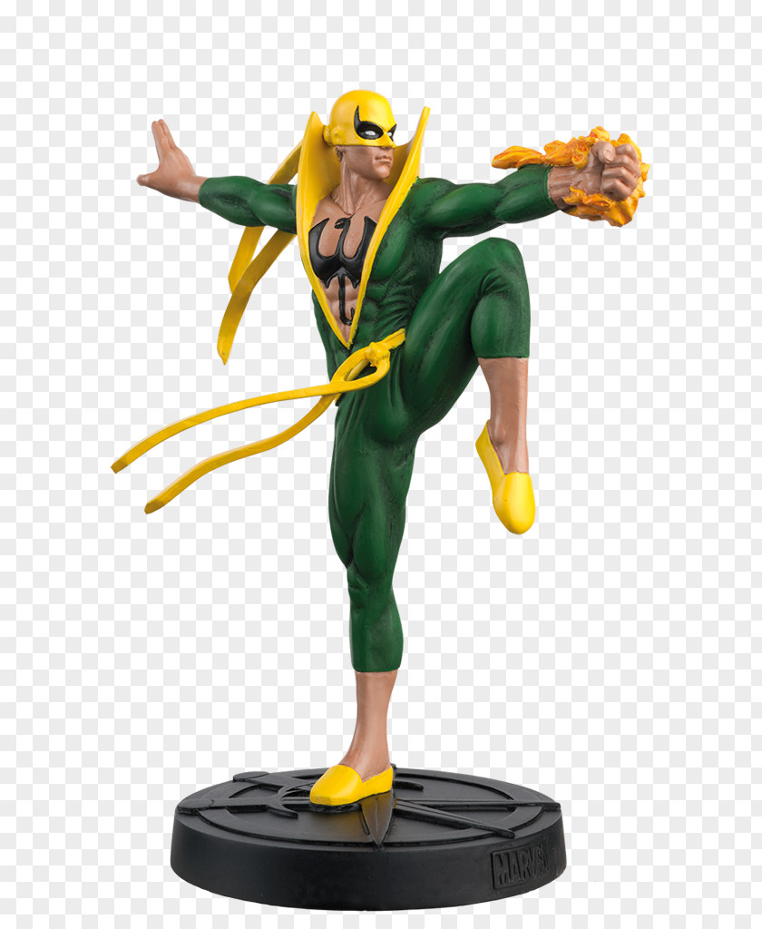 Iron Fist Figurine Marvel Fact Files Superhero Universe PNG